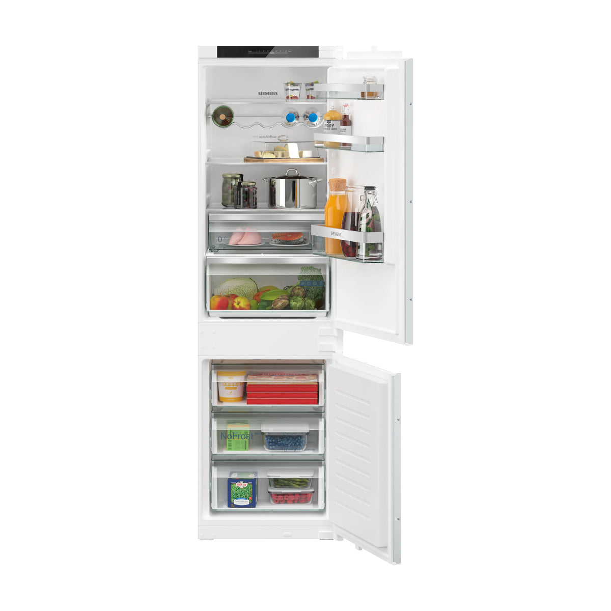 Frigorífico combi integrable Siemens KI86NVSE0, 260 l y No Frost