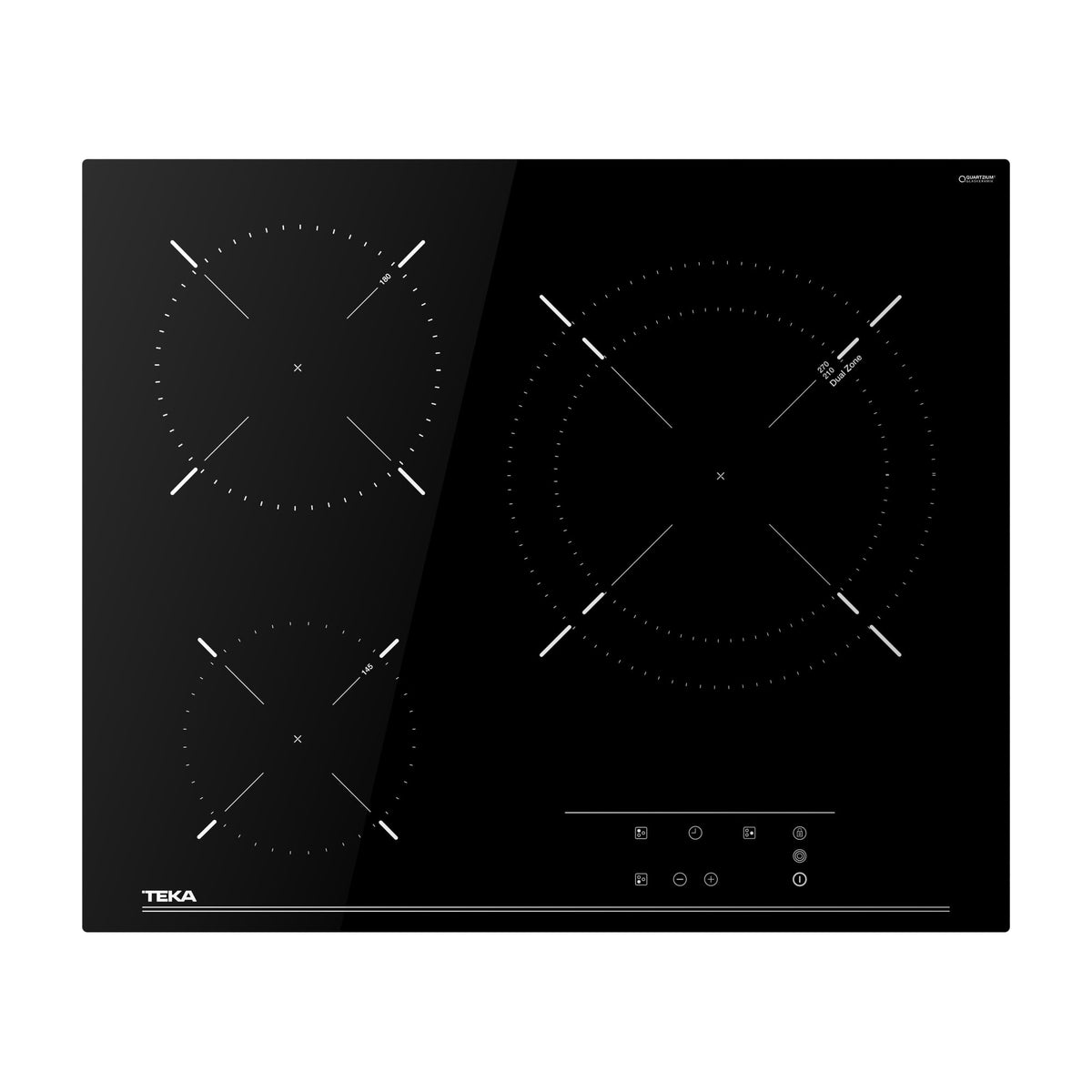 Placa vitrocerámica Teka TB 6315 de 60 cm con 3 zonas y control táctil