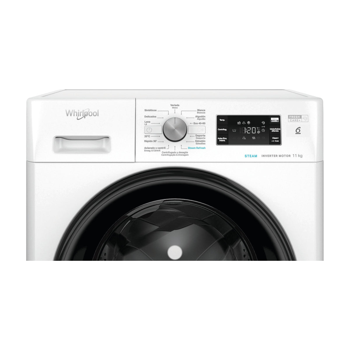 Lavadora Whirlpool FFB 11489 BV SPT, 11 kg y 1400 rpm