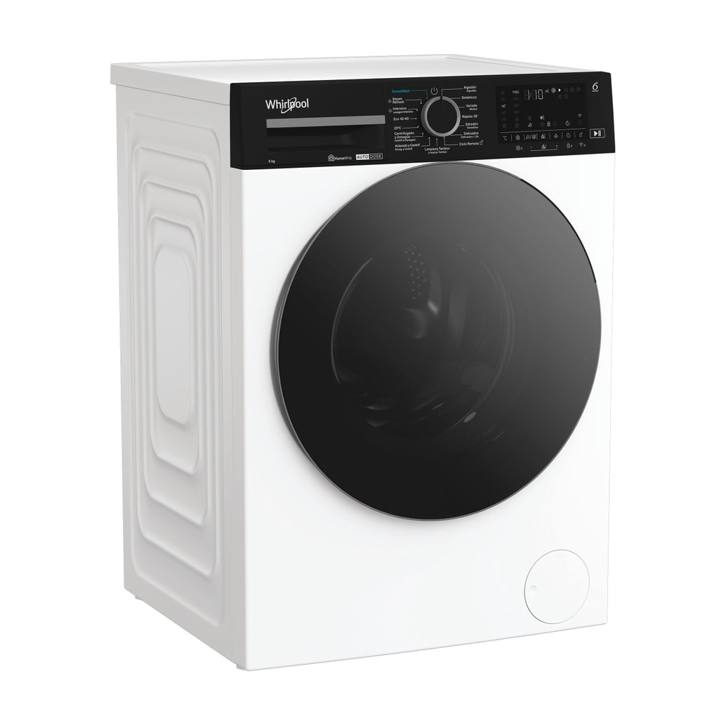 Lavadora Whirlpool WPM 97W ADS SPT de 9 kg y 1400 rpm