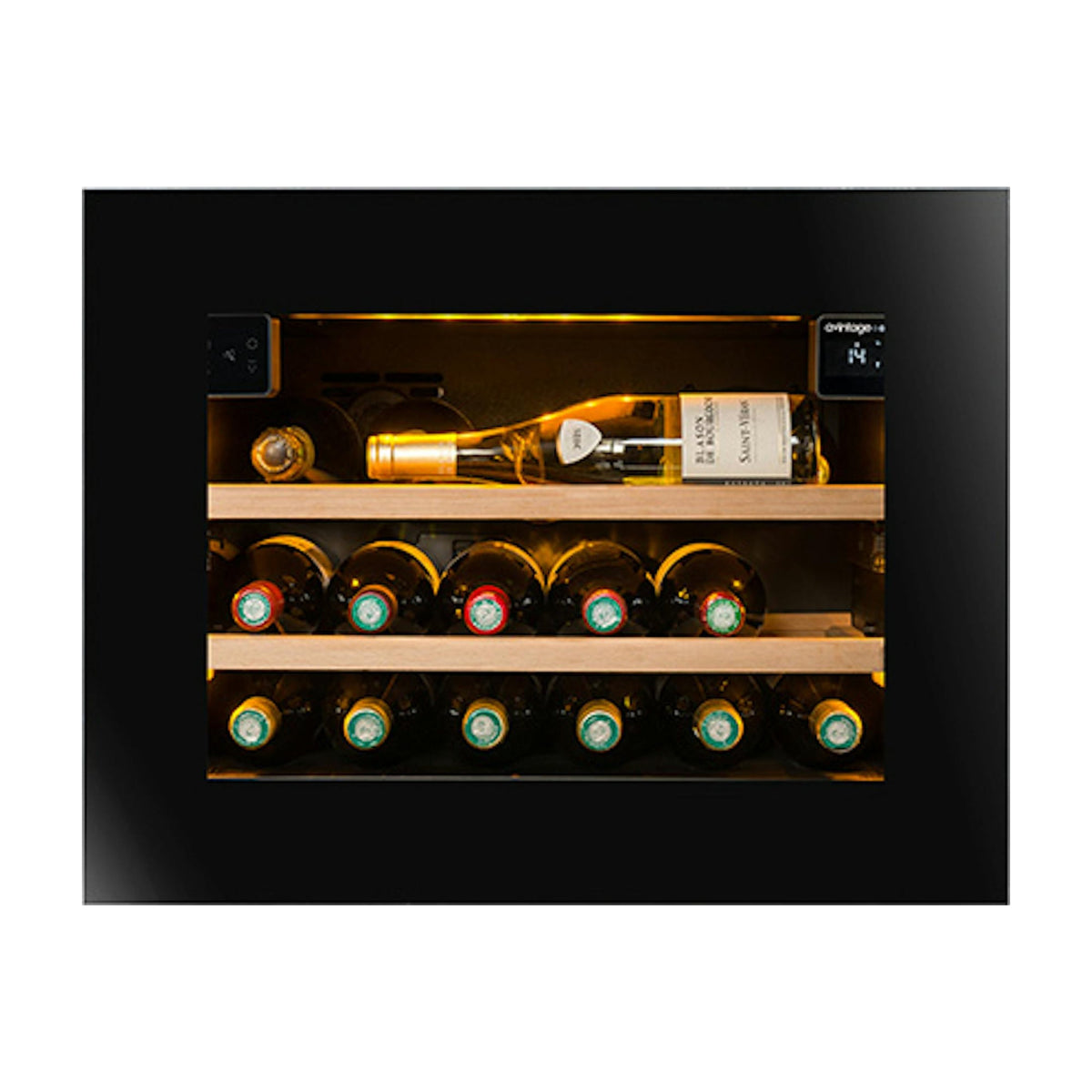 Vinoteca integrable Avintage AVI45PLATINUM, 21 botellas y 1 zona
