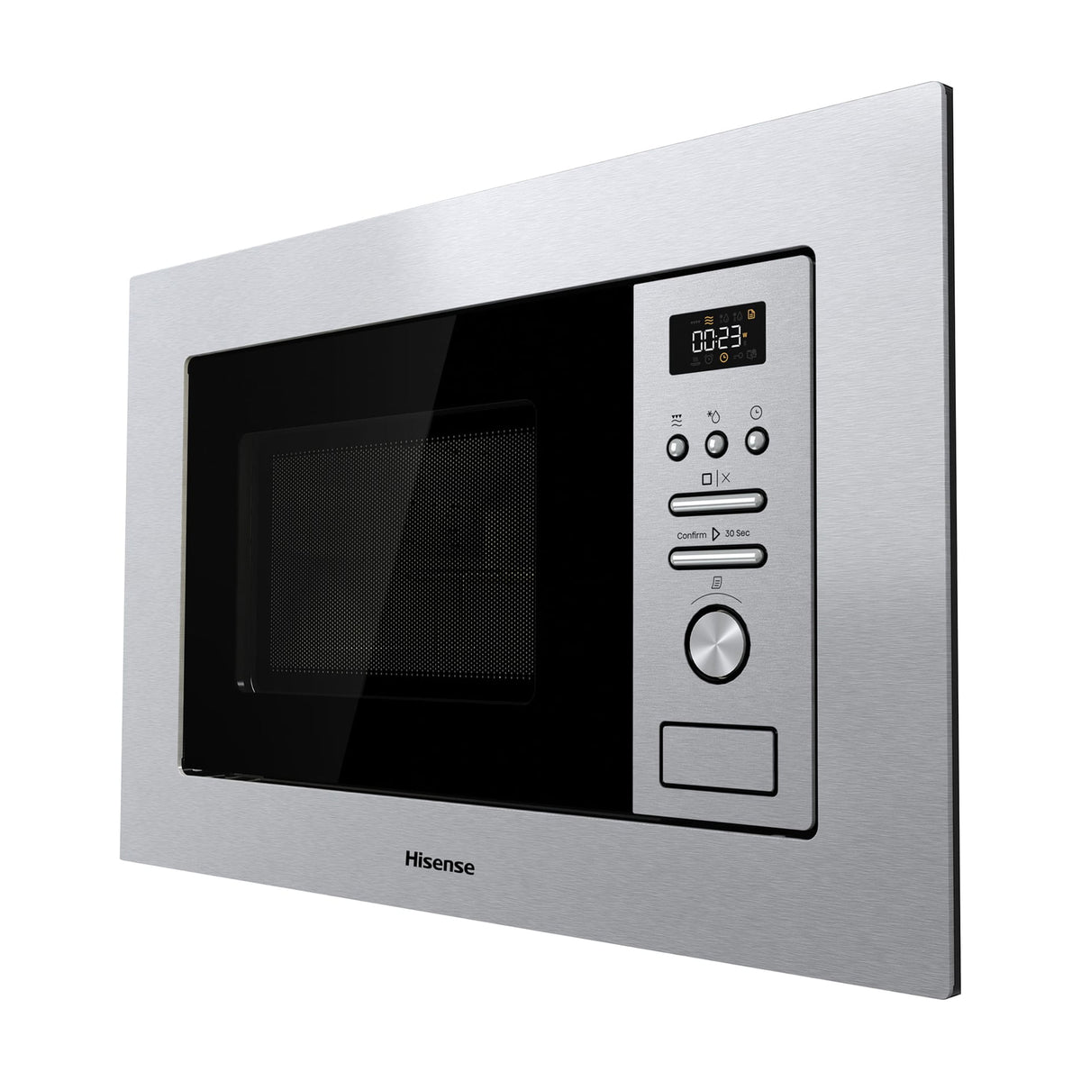 Microondas integrable Hisense BIM320G41X de 20 l con grill e inox