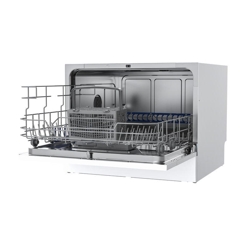 Lavavajillas compacto Teka LC 24700 WH, 6 cubiertos y 7 programas