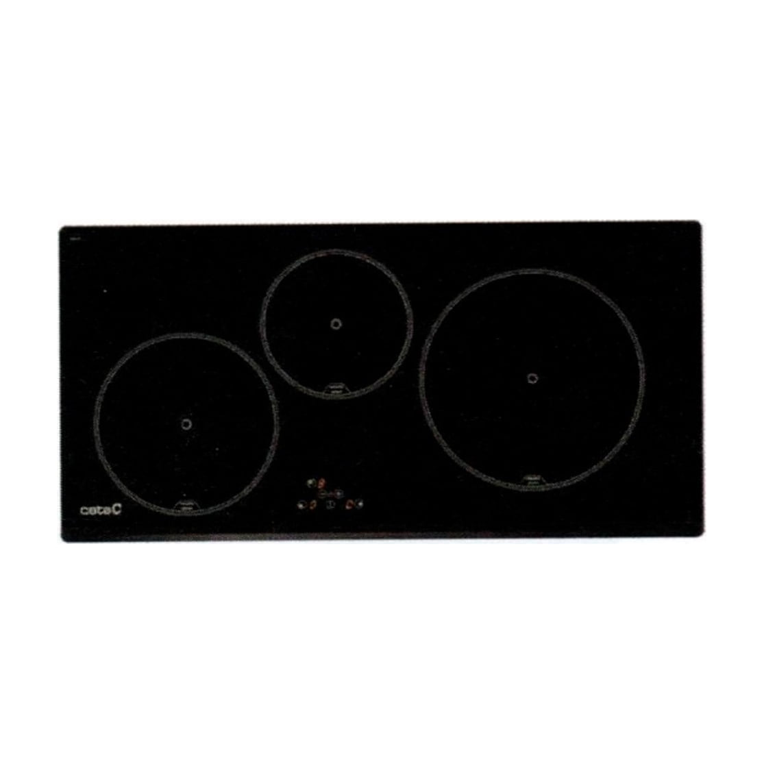 Placa de inducción CATA IB 853 BK de 80 cm con 3 zonas