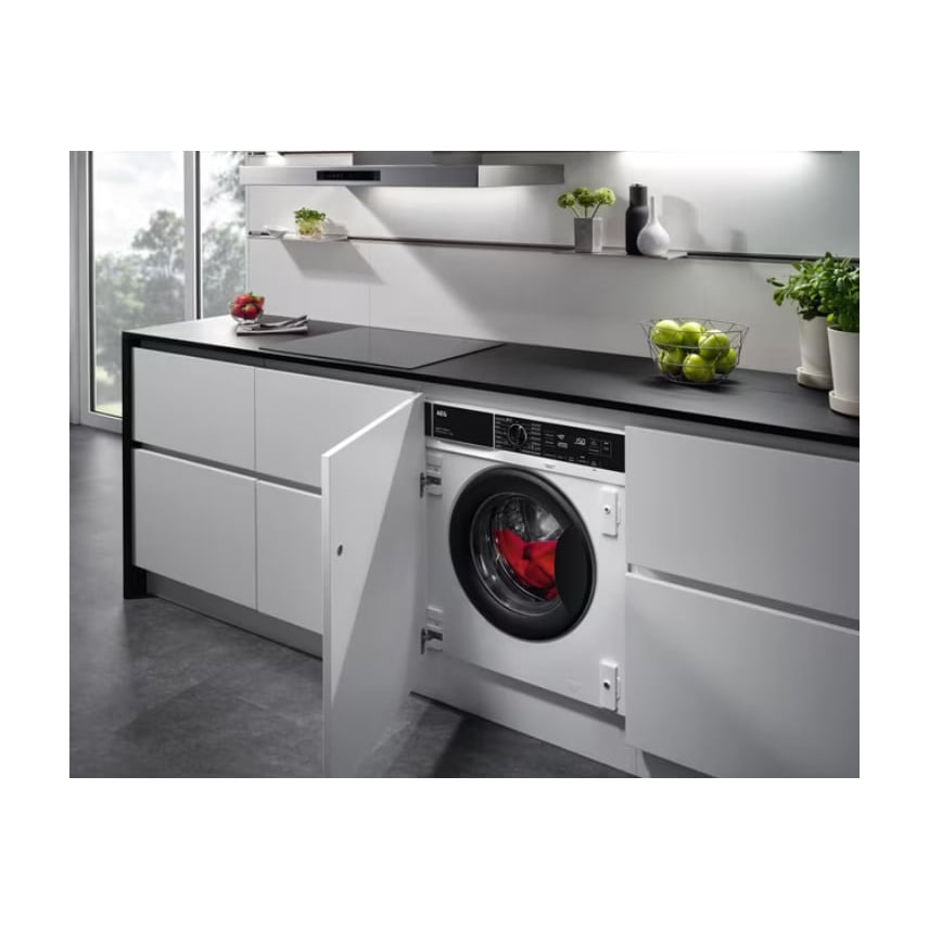 Lavasecadora integrable AEG LWN8E8636F de 8/4 kg y 1600 rpm