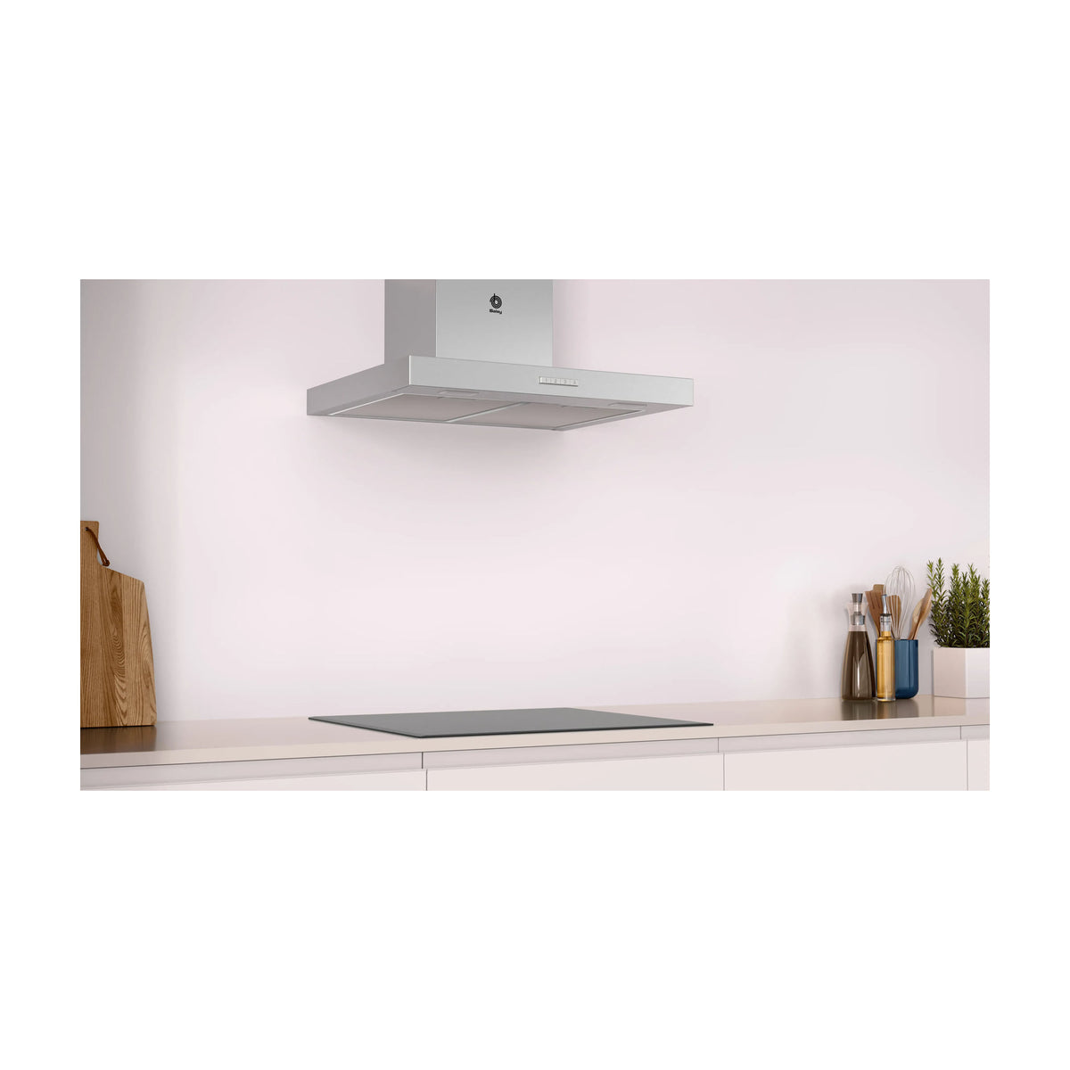 Campana decorativa Balay 3BC066MX de 60 cm, inox e iluminación LED