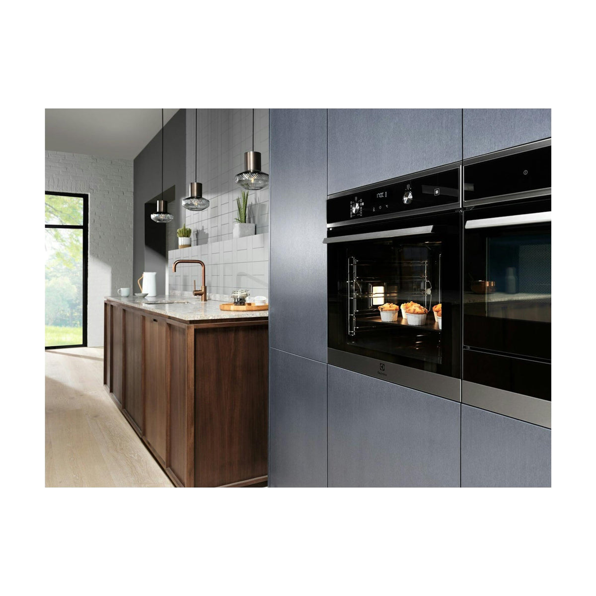 Horno multifunción Electrolux EOD6P77X pirolítico, 72 l con SteamBake