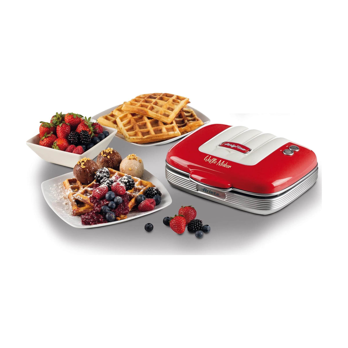 Gofrera Ariete Party Time 1973/00 de 700 W con placas antiadherentes