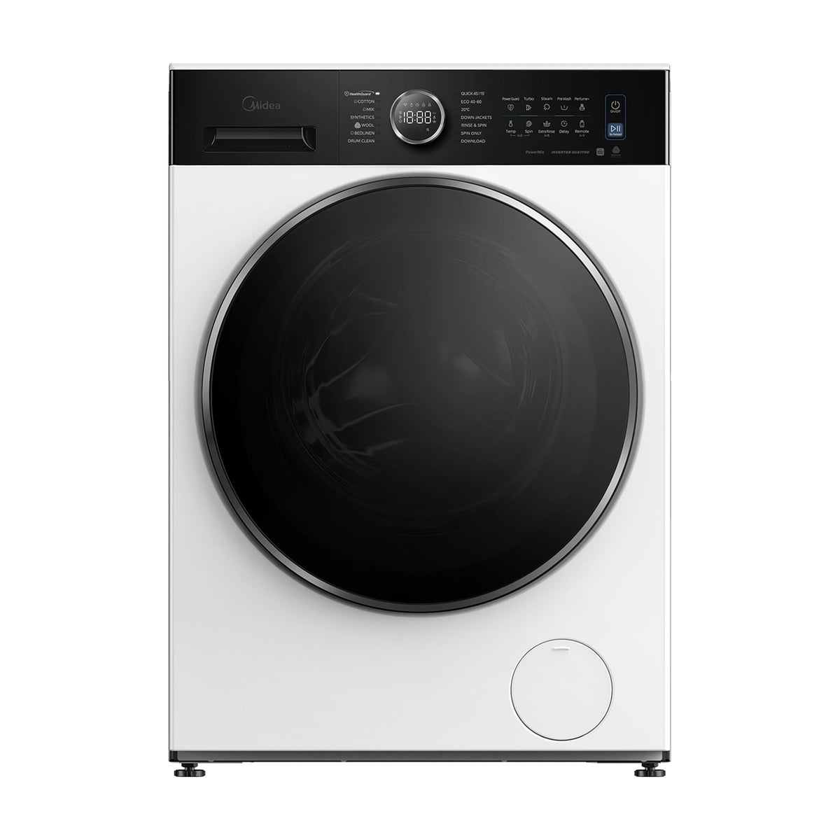 Lavadora Midea MF205W80BA30/W-ES, 8 kg y 1400 rpm