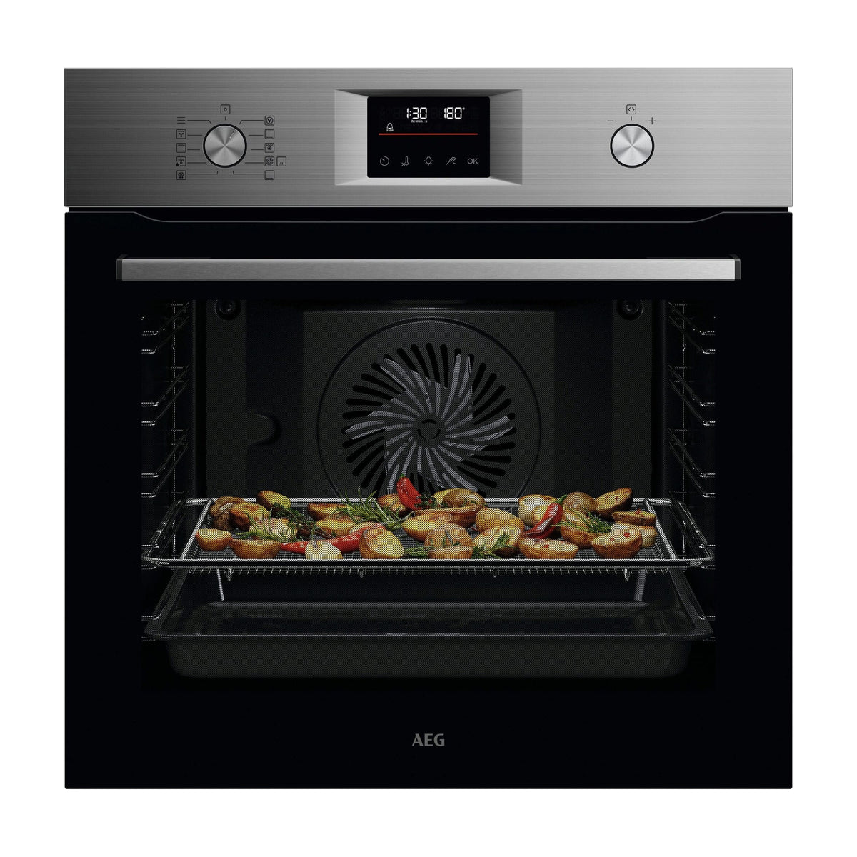 Horno multifunción AEG OS6PB51AM pirolítico de 71 l con AirFry
