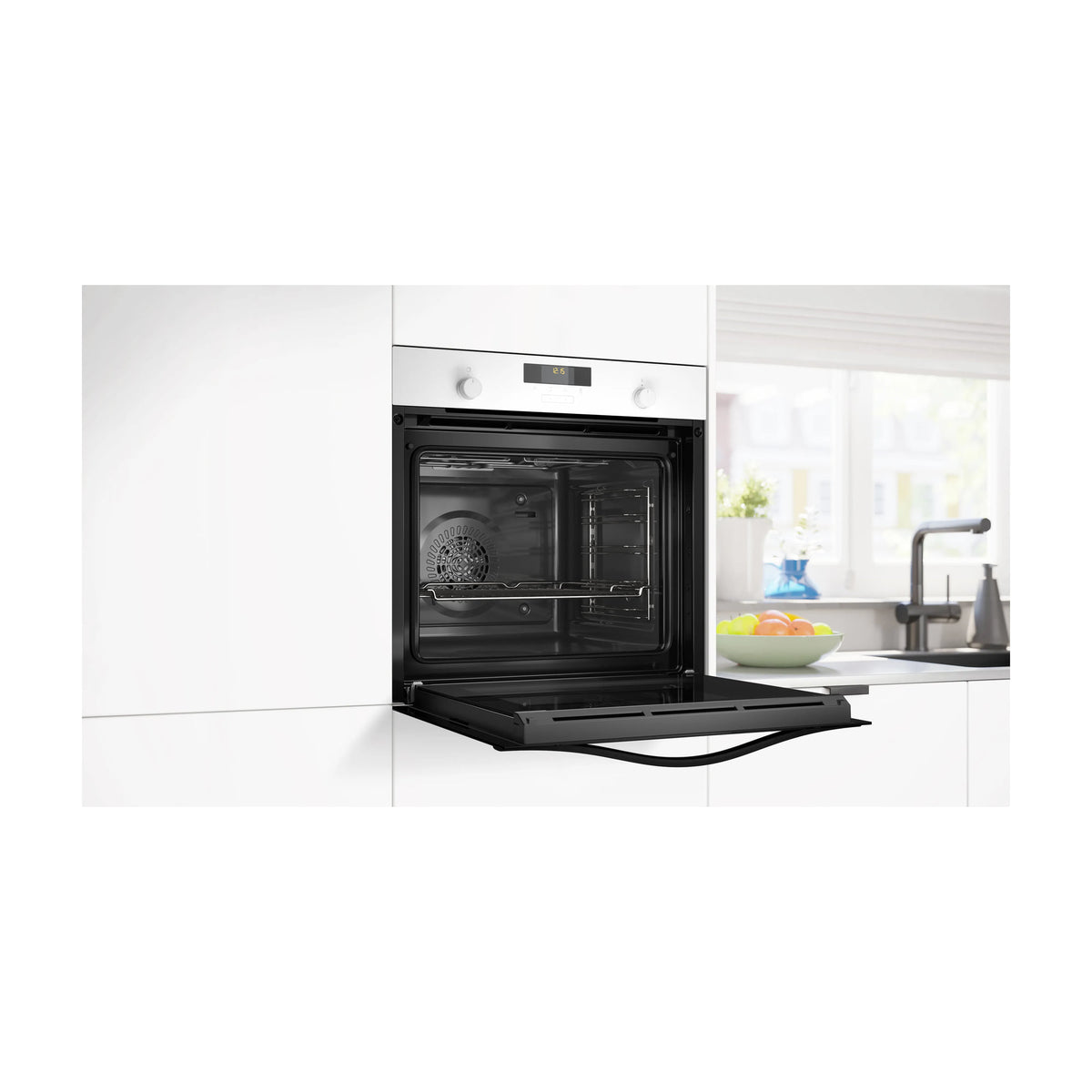 Horno multifunción Balay 3HB5159B3 de 71 l con Aqualisis y cristal blanco