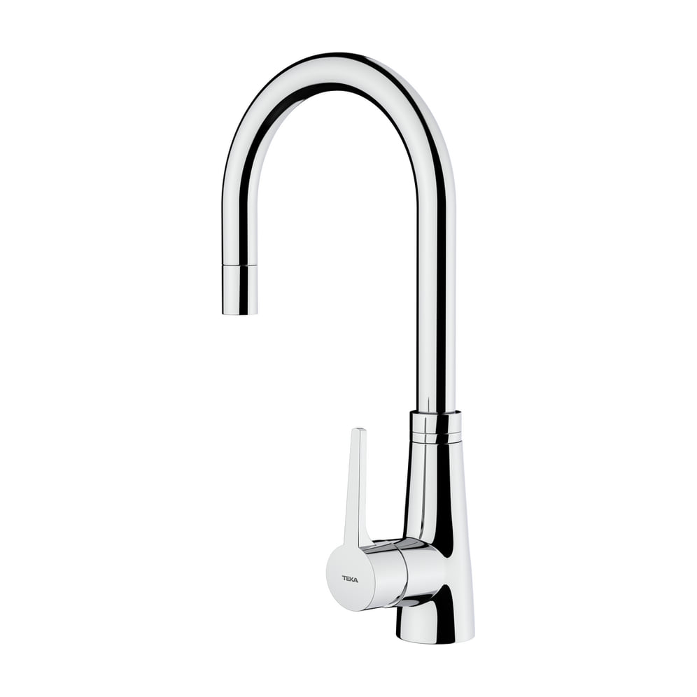 Grifo de cocina Teka VTK 938 cromado con caño alto extraíble