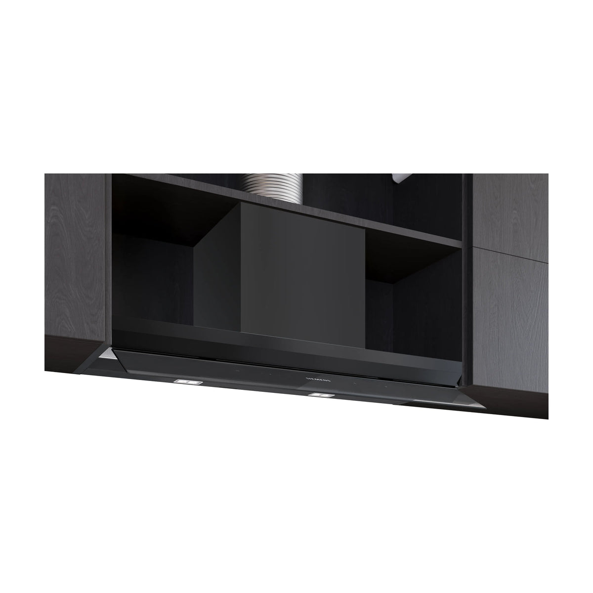 Campana integrable Siemens LJ97BDP60 de 90 cm con Home Connect y acabado negro mate