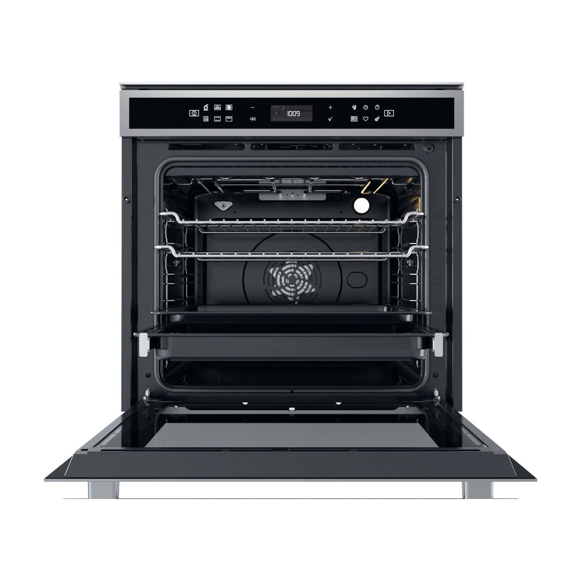 Horno multifunción Whirlpool W6 OM4 4PBS1 P, 73 l, pirolítico