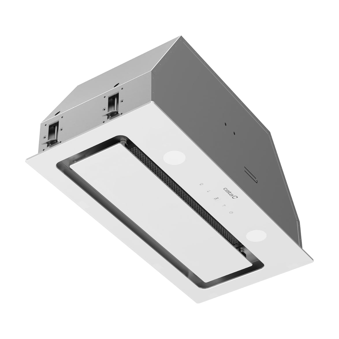 Grupo filtrante CATA GA DUAL 60 WH de 60 cm, cristal blanco