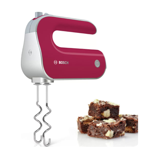 Batidora de varillas Bosch MFQ40304, 500 W y 5 velocidades con turbo