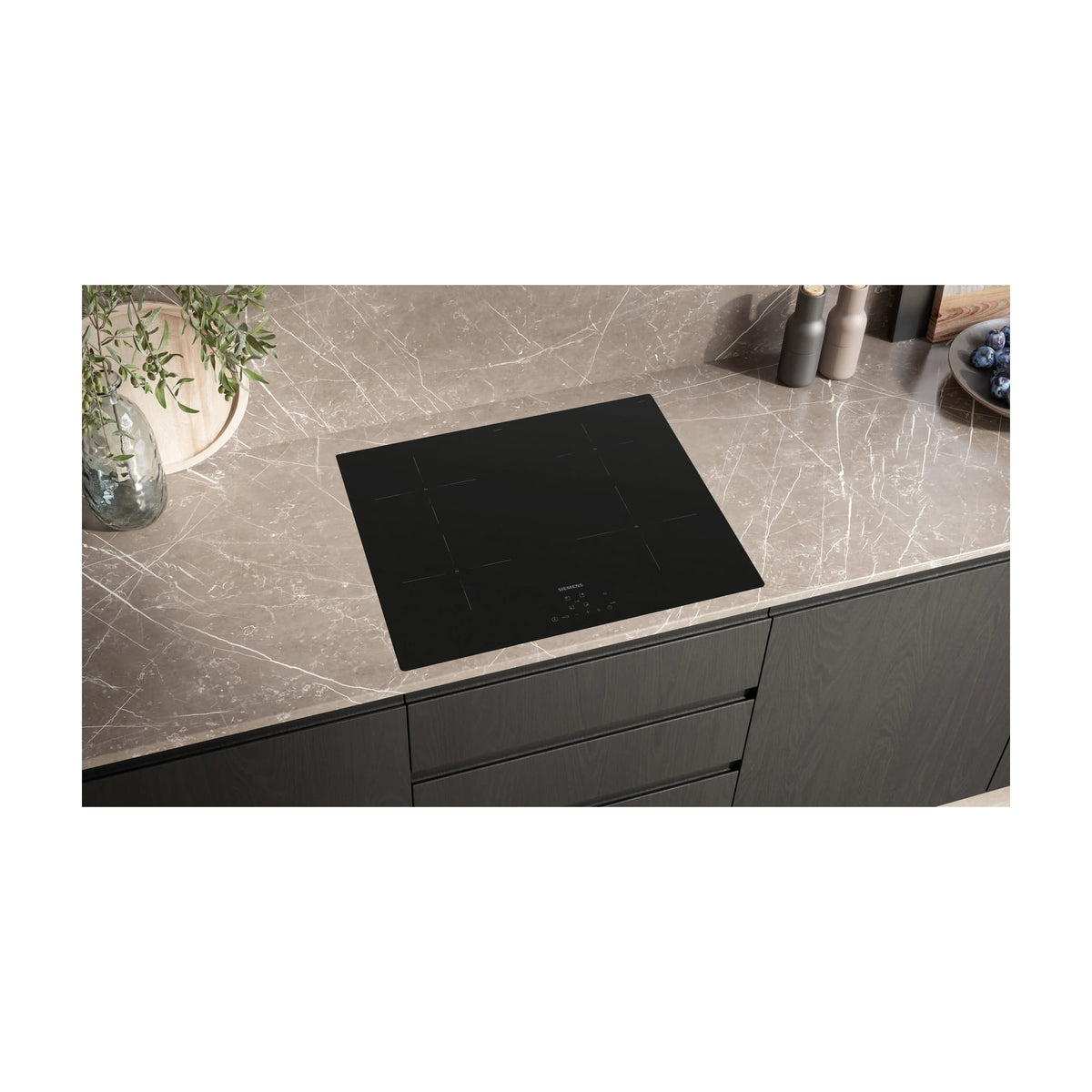 Placa de inducción Siemens EU611BEB5E de 60 cm con 4 zonas