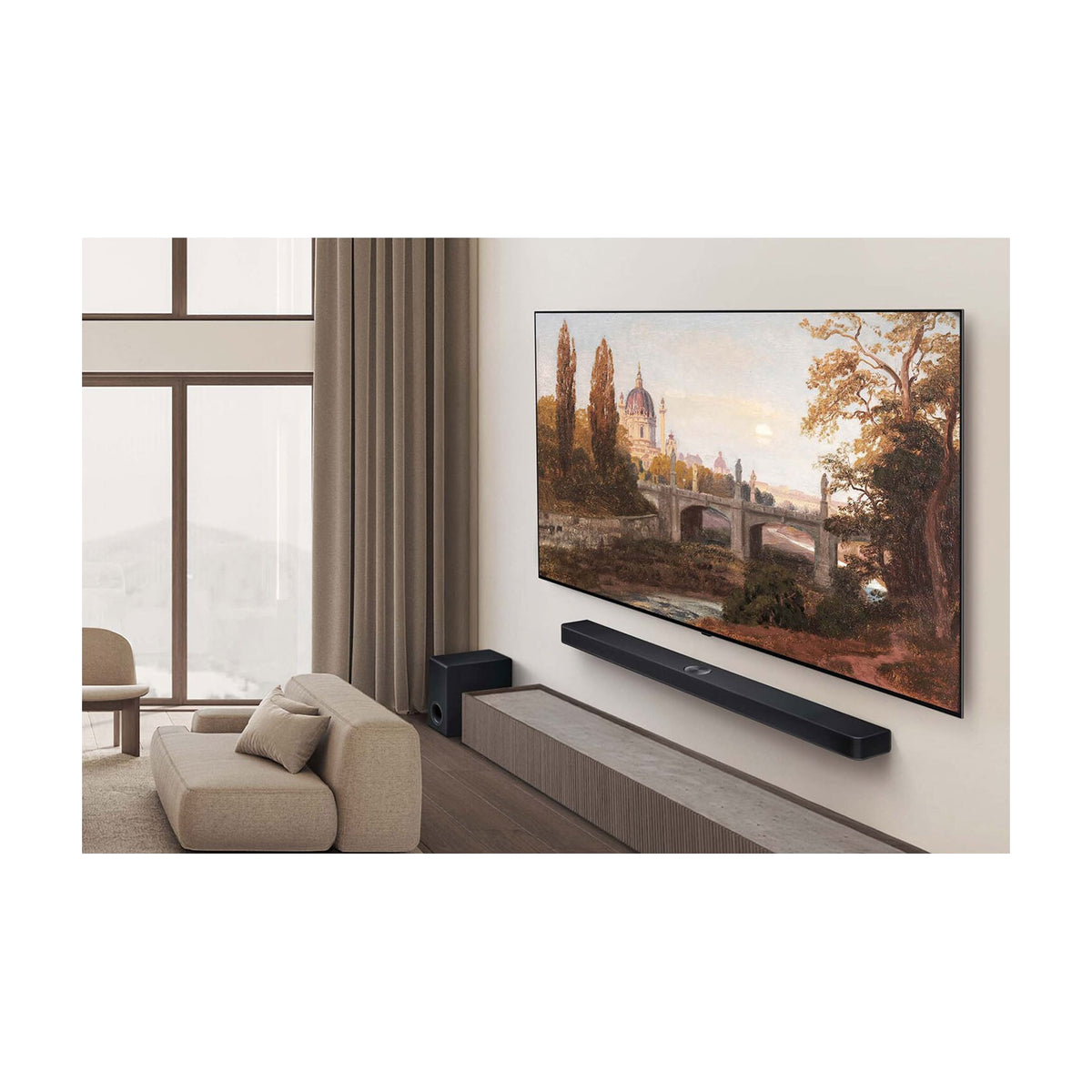 Televisor OLED LG OLED77B56LA de 77 pulgadas, 4K UHD y 120 Hz
