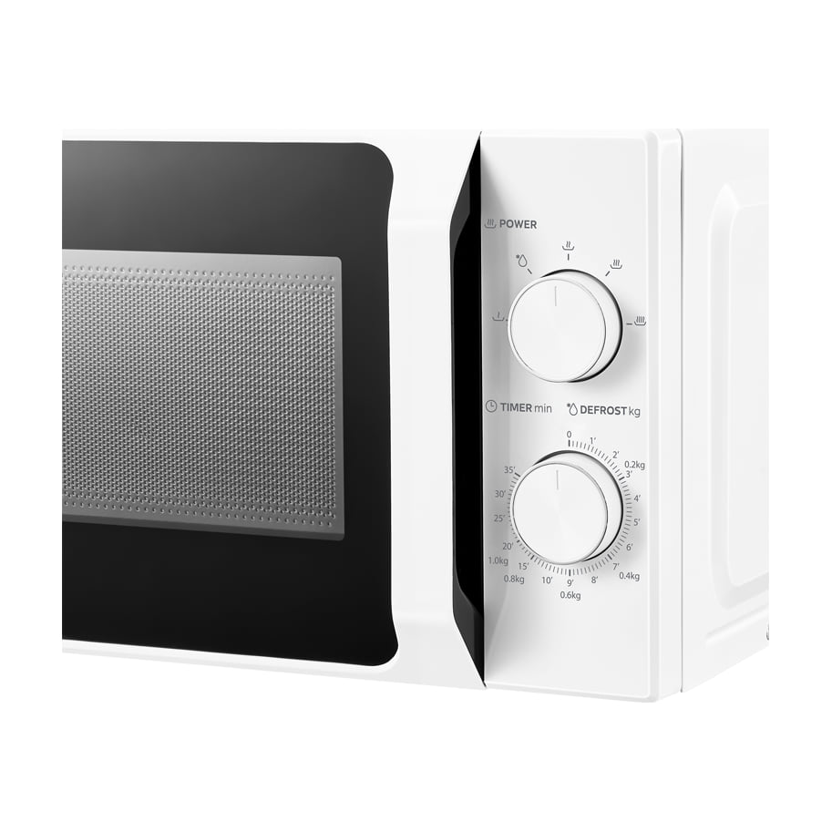 Microondas Midea MM20CF2E de 20 l y 700 W, blanco