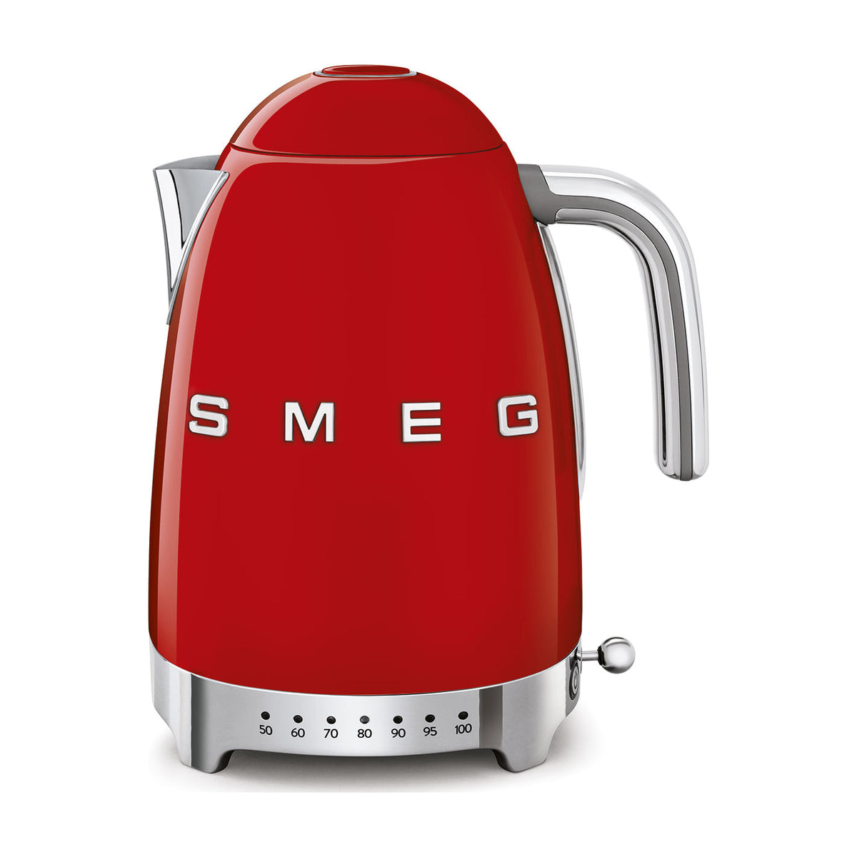Hervidor de agua Smeg KLF04RDEU de 1,7 l con temperatura regulable