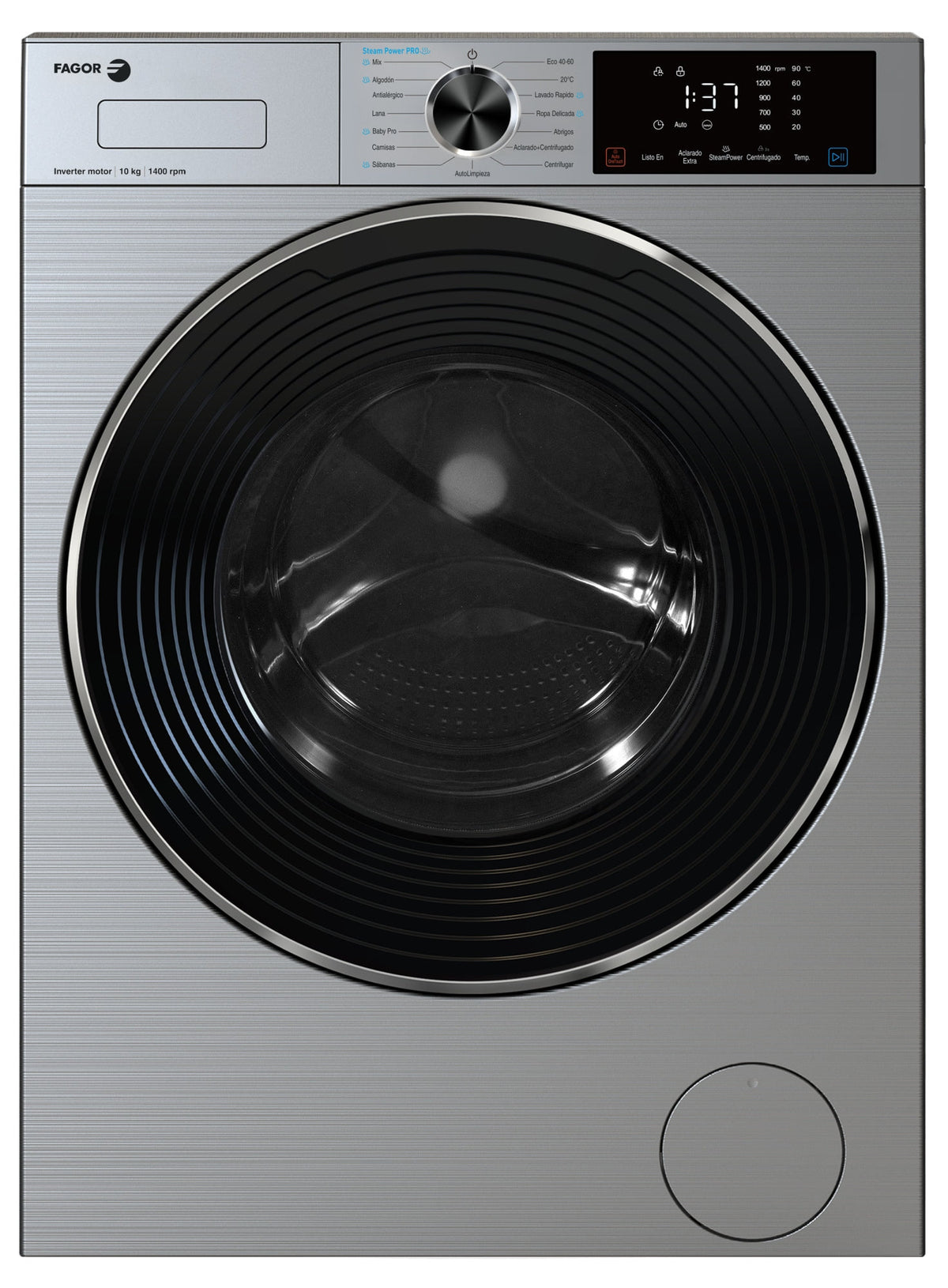 Lavadora Fagor 5FE-10714X de 10 kg y 1400 rpm