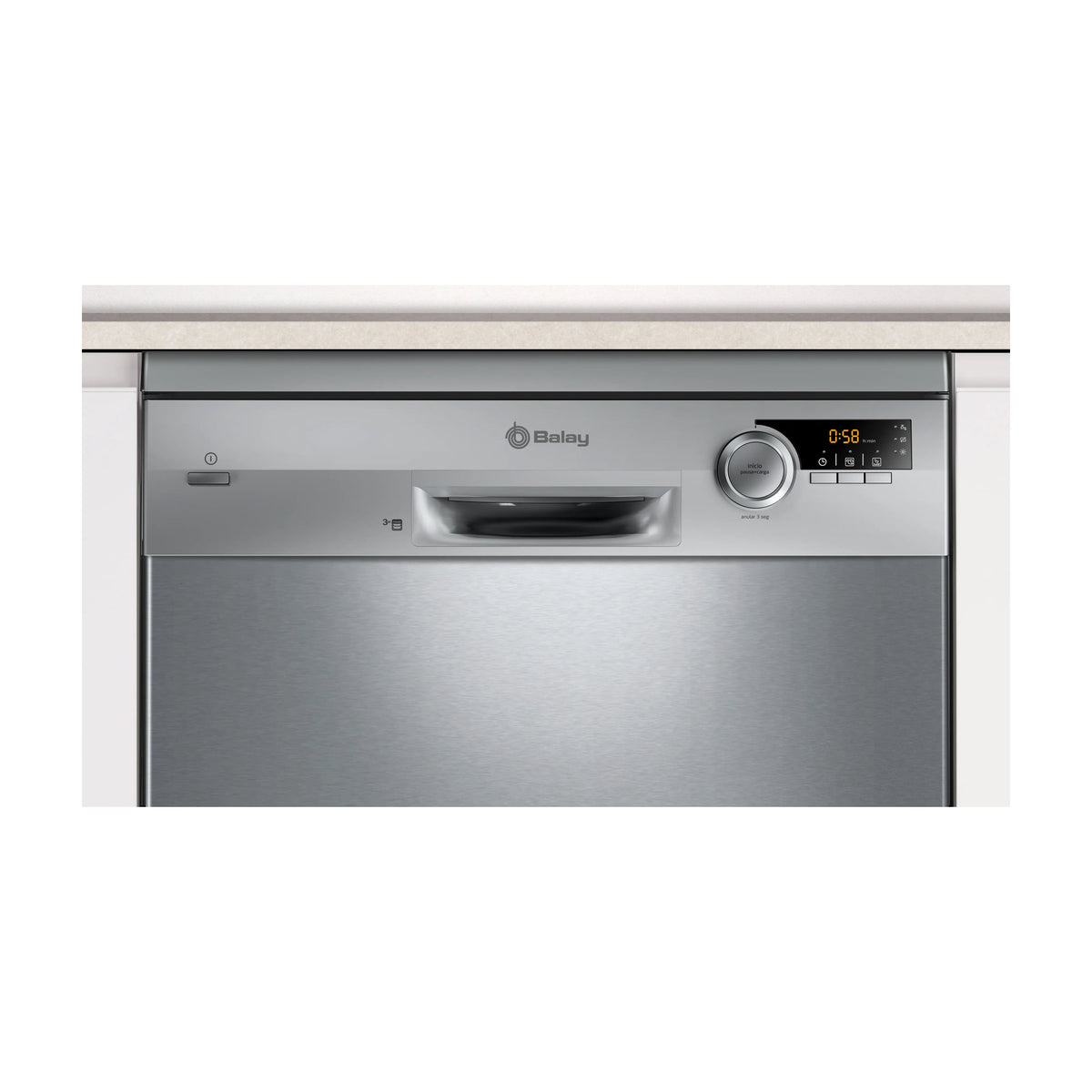 Lavavajillas Balay 3VS572IP de 13 cubiertos, inox antihuellas