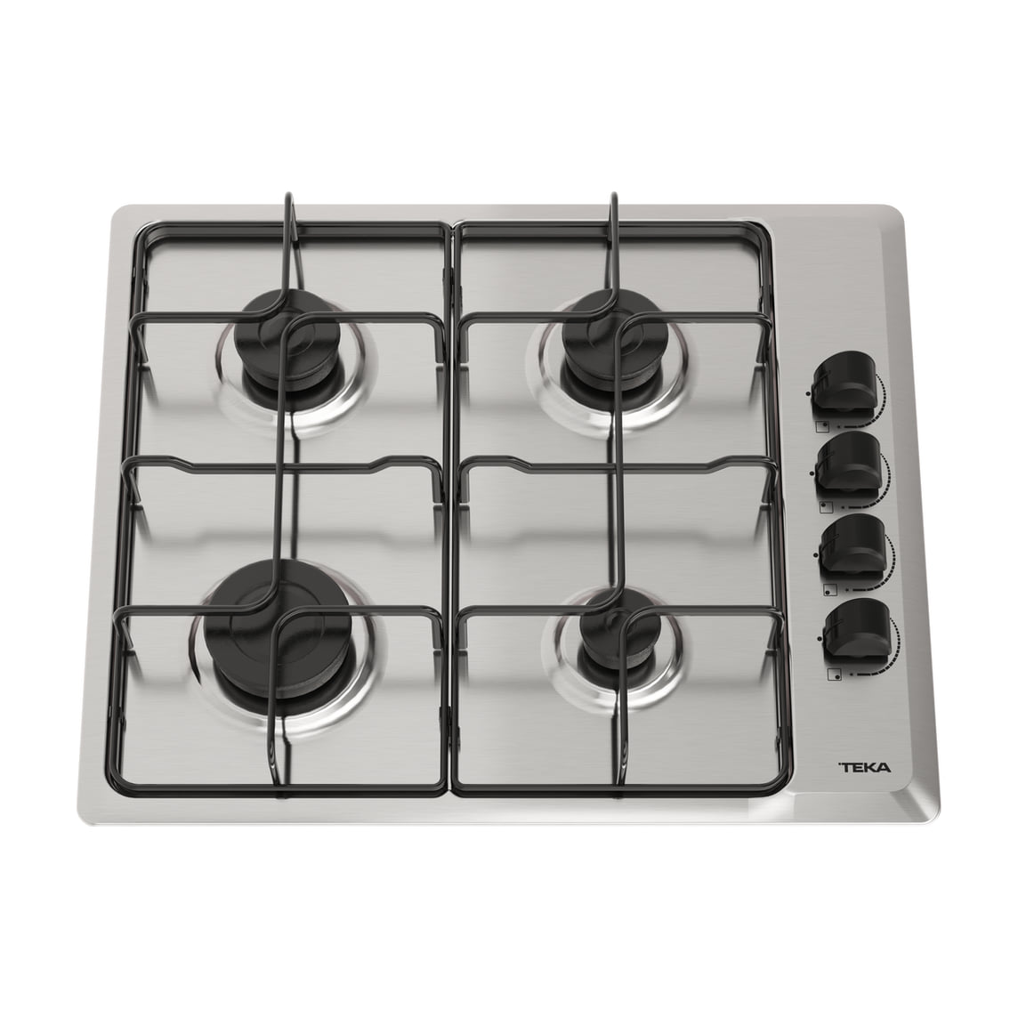 Placa de gas Teka HLX 640 KL de 4 fuegos, inox
