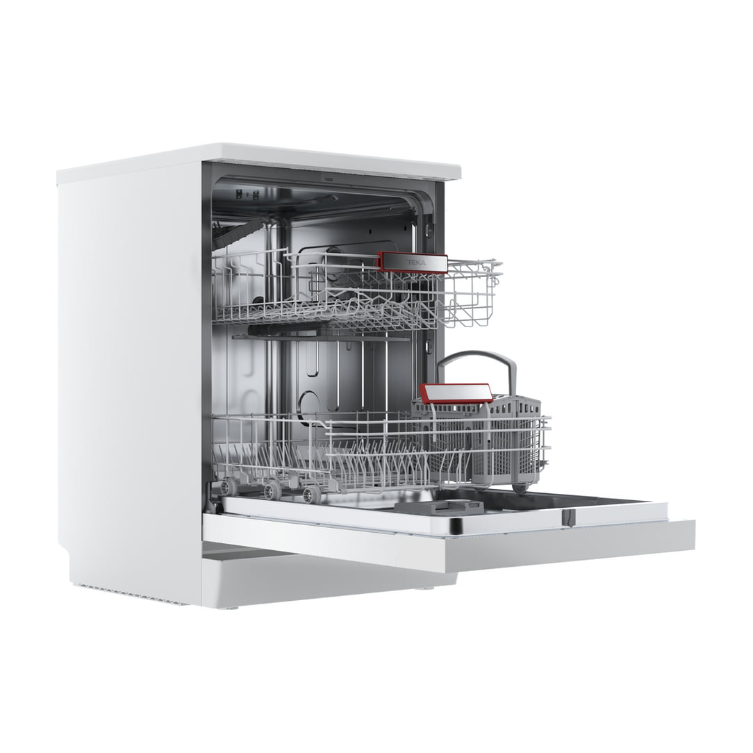 Lavavajillas Teka DFS 263EW blanco, 13 cubiertos y 8 programas