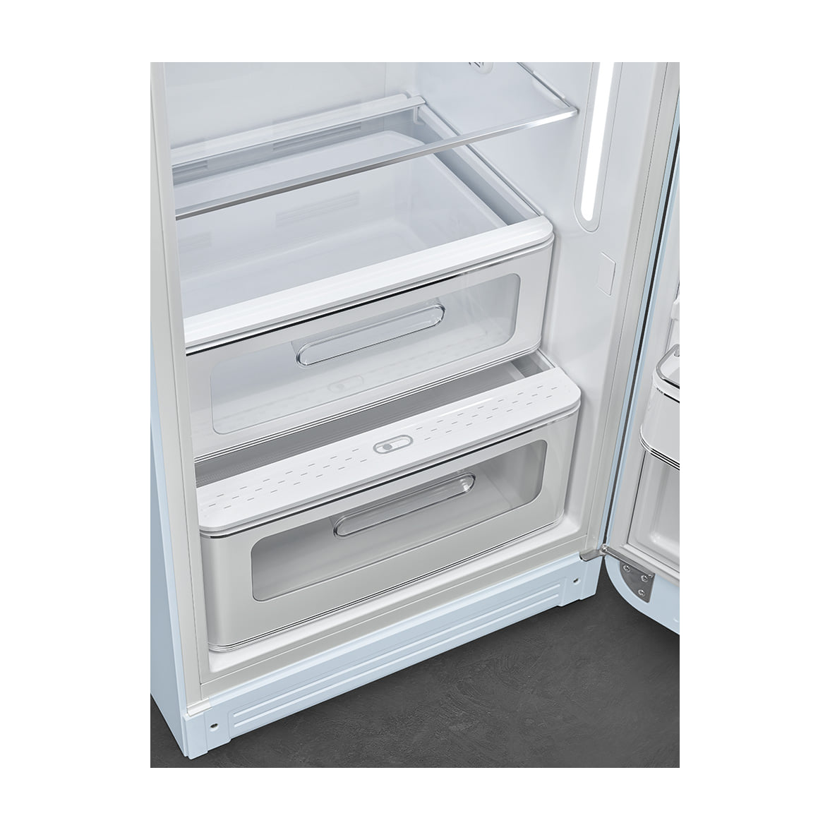 Frigorífico de una puerta Smeg FAB28RPB6, 270 l, azul pastel