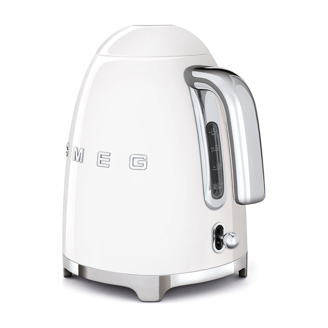 Hervidor de agua Smeg KLF03WHEU de 1,7 l y 2400 W, blanco