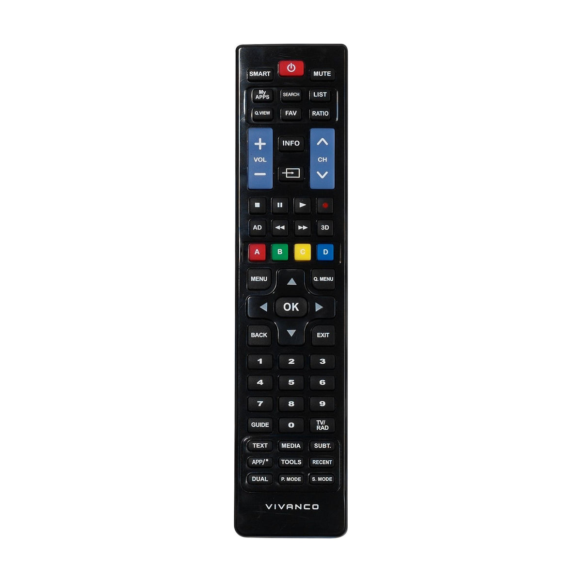 Mando a distancia Vivanco RR 230 para LG, 57 teclas y Smart TV