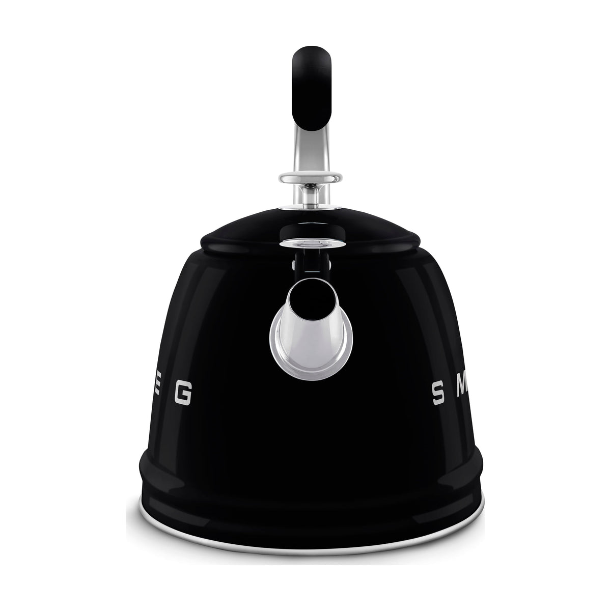 Hervidor silbante Smeg WKF01BL de 2,3 l, negro y apto para inducción