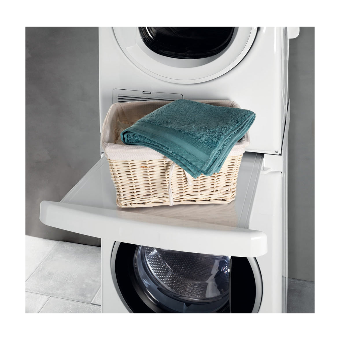 Kit de unión Whirlpool SKS101 universal con bandeja deslizante y Safe-in-lock