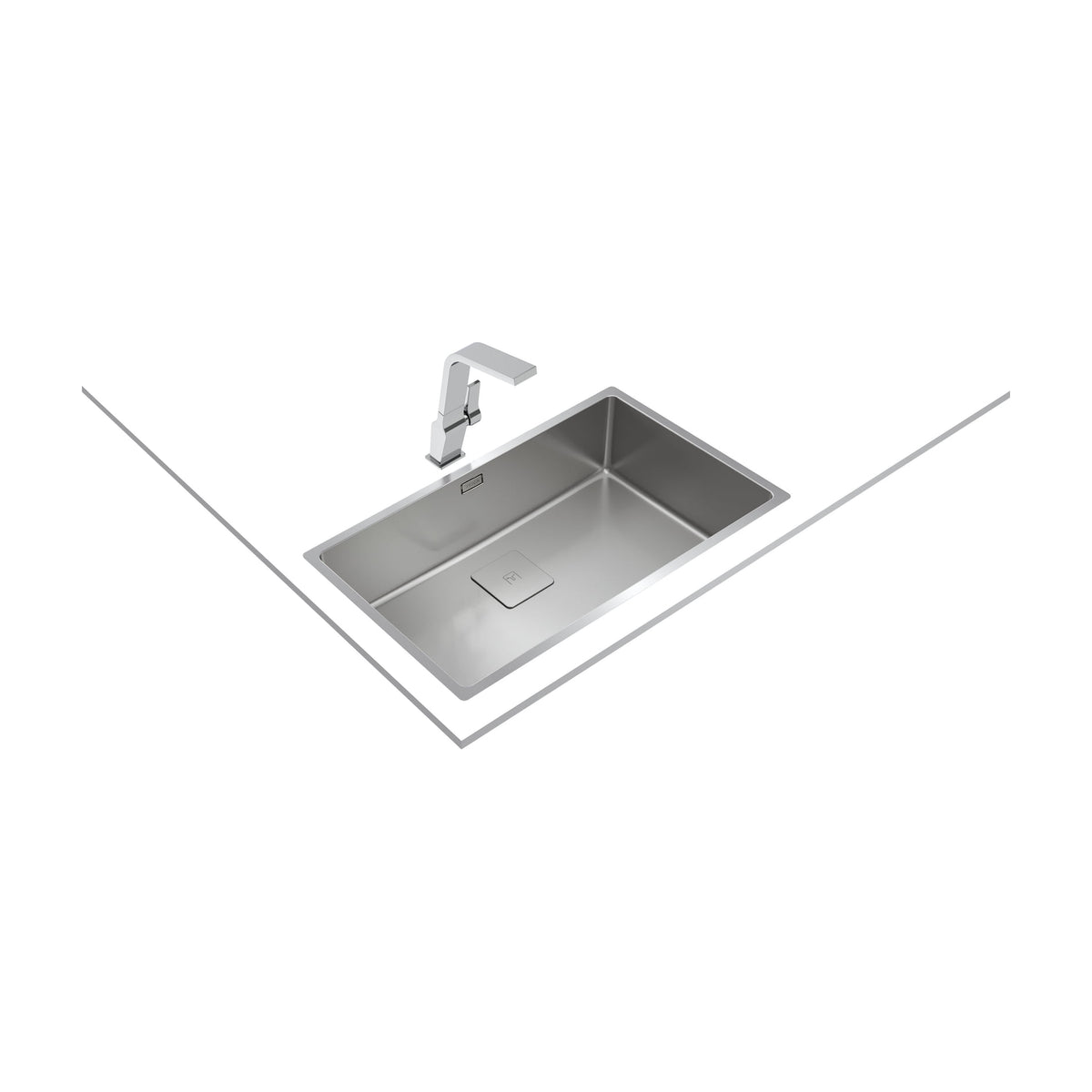 Fregadero Teka FlexLinea RS15 71.40 M-XT PureClean, una cubeta de acero inoxidable