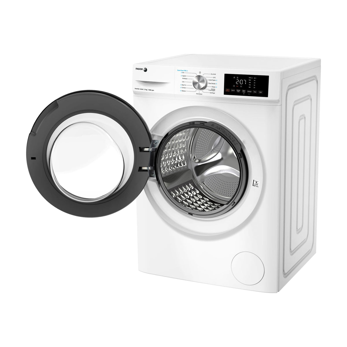 Lavadora de carga frontal Fagor 5FE-8614, 8 kg y 1400 rpm