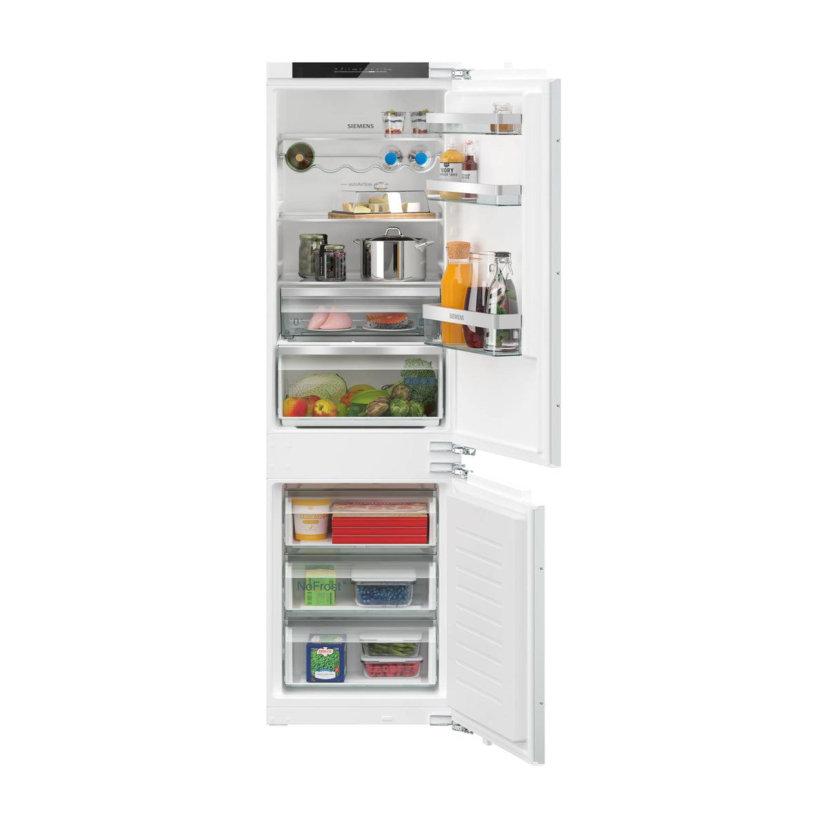 Frigorífico combi integrable Siemens KI86NHFE0, 260 l y No Frost