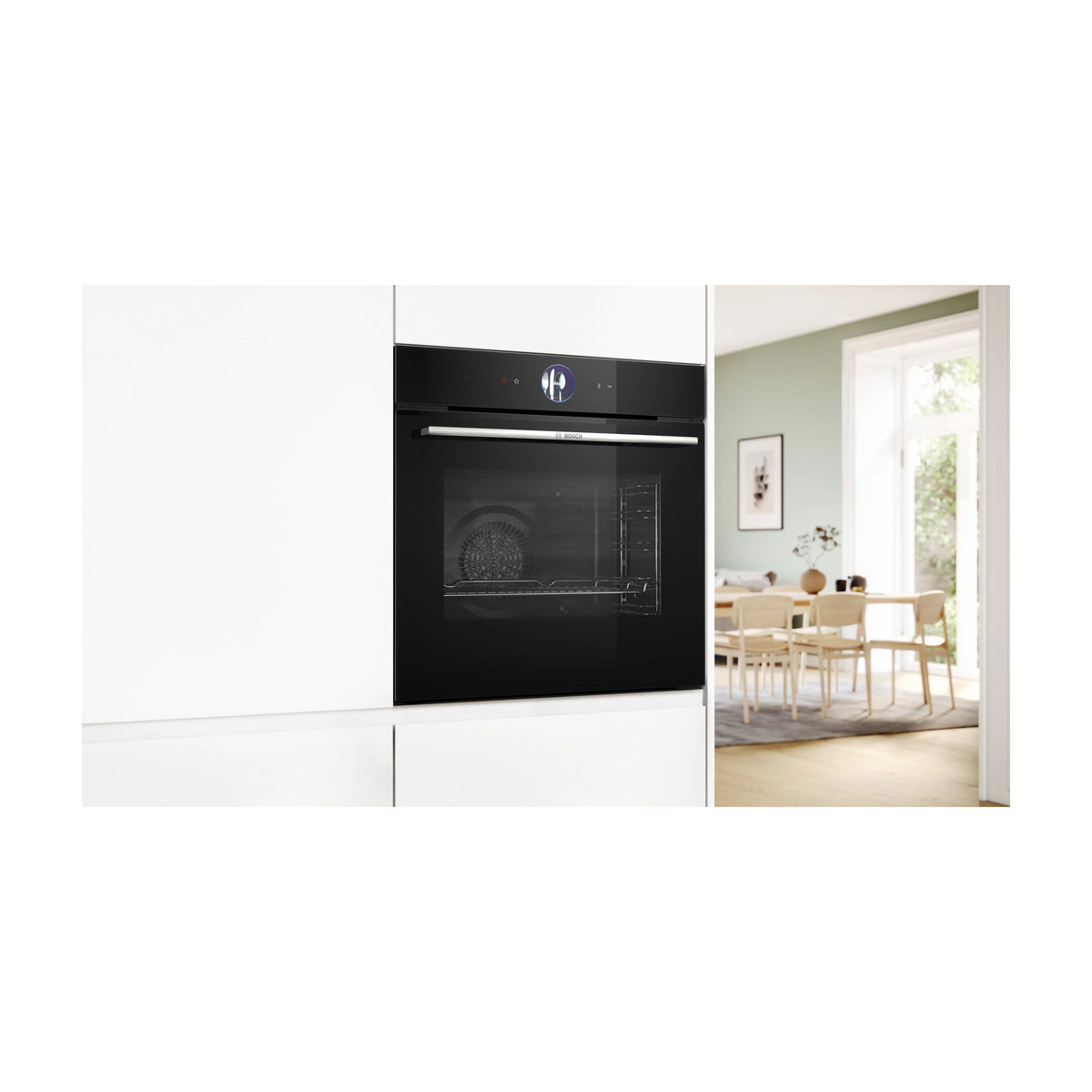 Horno multifunción Bosch HBG7764B1 de 71 l con pirólisis y Air Fry
