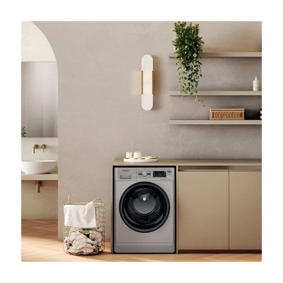Lavadora Whirlpool FFB 9489 SBV SPT de 9 kg y 1400 rpm