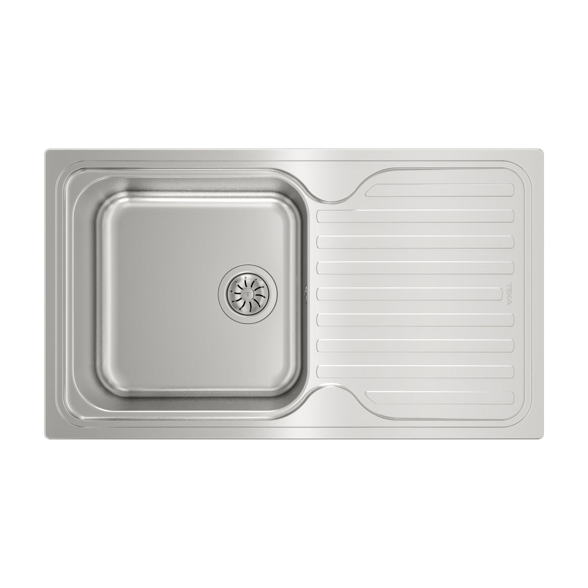 Fregadero Teka Classic 1C 1E de acero inoxidable con escurridor reversible