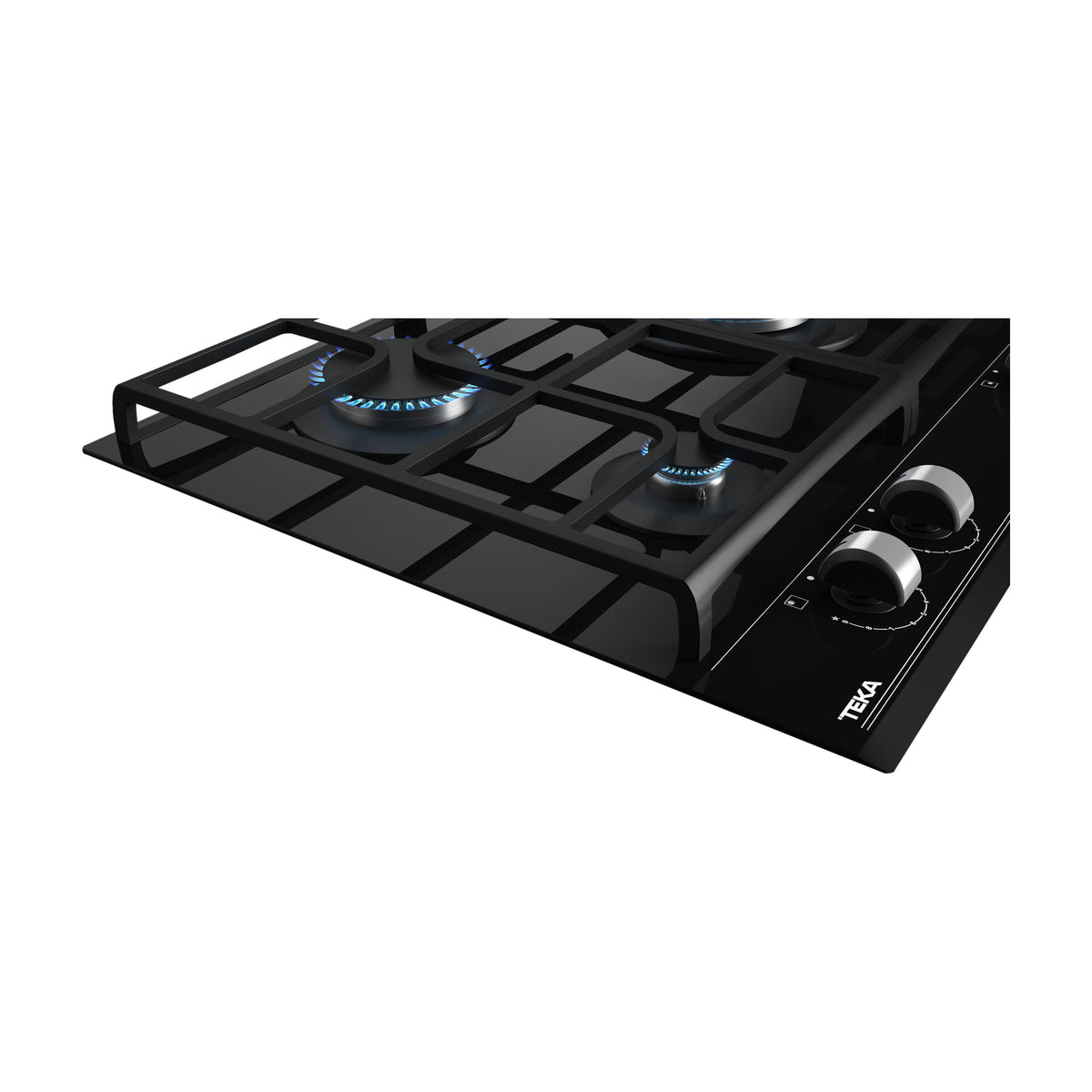 Placa de gas Teka GZC 63310 XBB, 60 cm, butano y ExactFlame