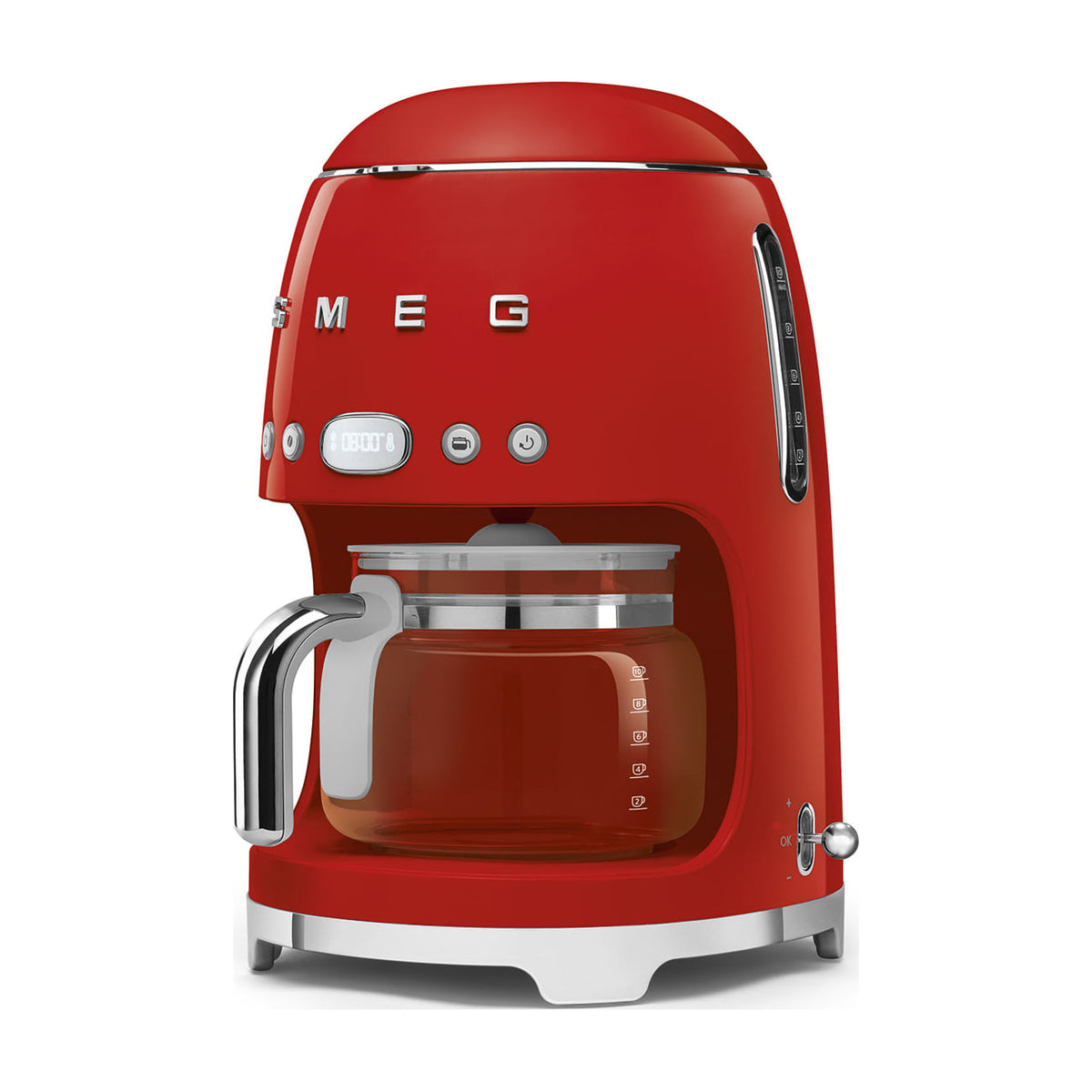 Cafetera de goteo Smeg DCF02RDEU de 10 tazas y 1050 W