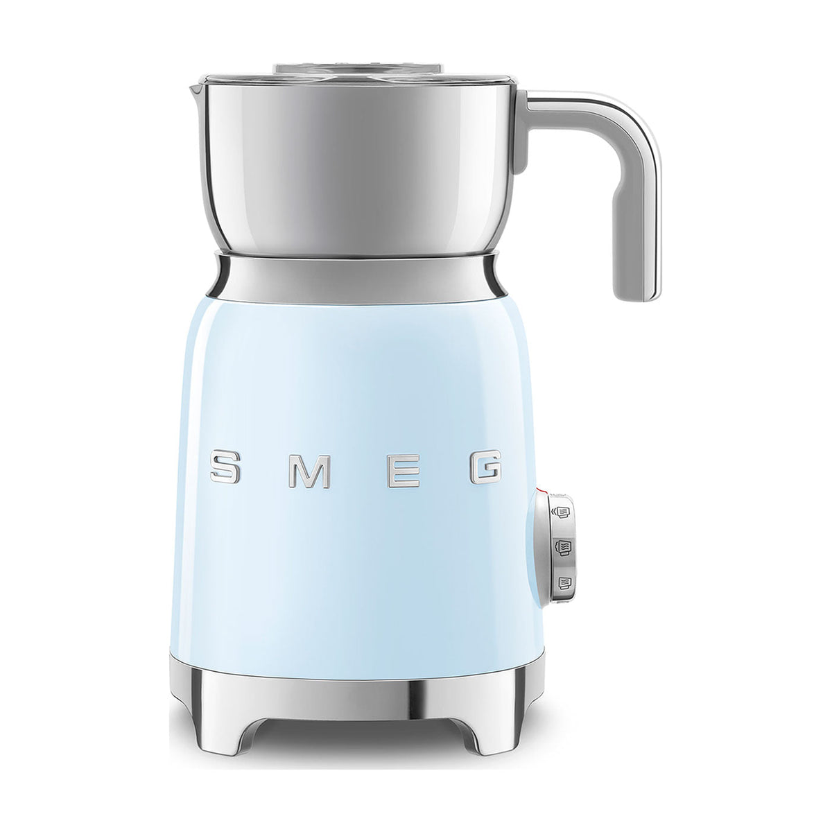 Espumador de leche Smeg MFF11PBEU por inducción, 500 W, azul