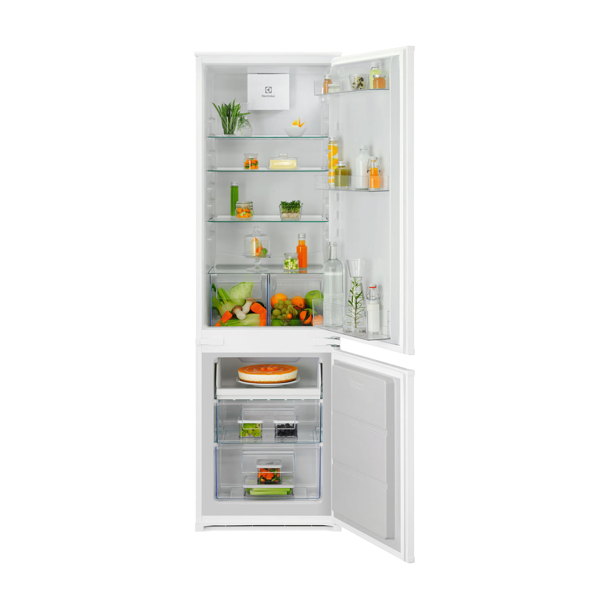 Frigorífico combi Electrolux LNA6DE18S integrable, Low Frost, 269 l