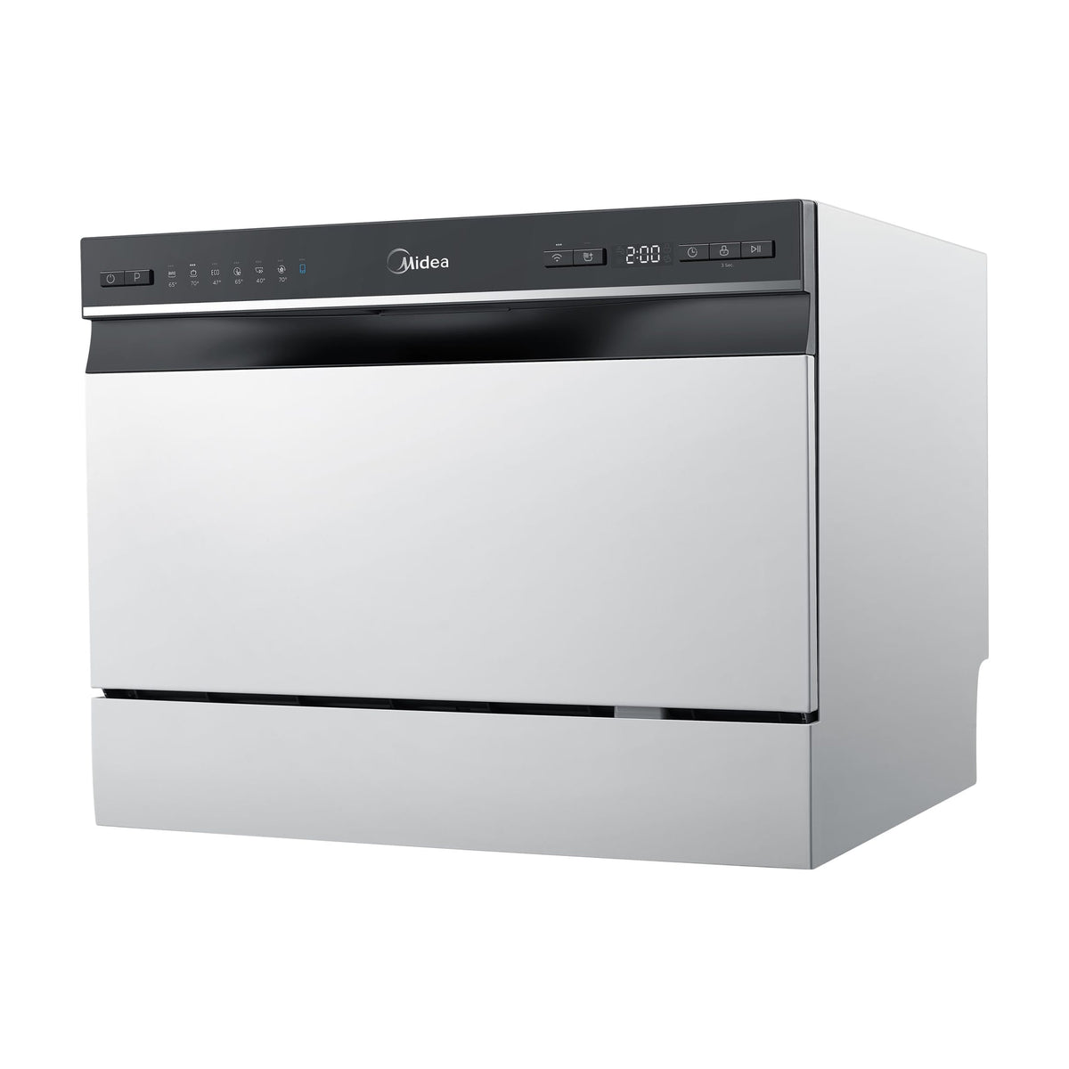 Lavavajillas compacto Midea MTD55S400W-GR de 6 cubiertos con Wi-Fi