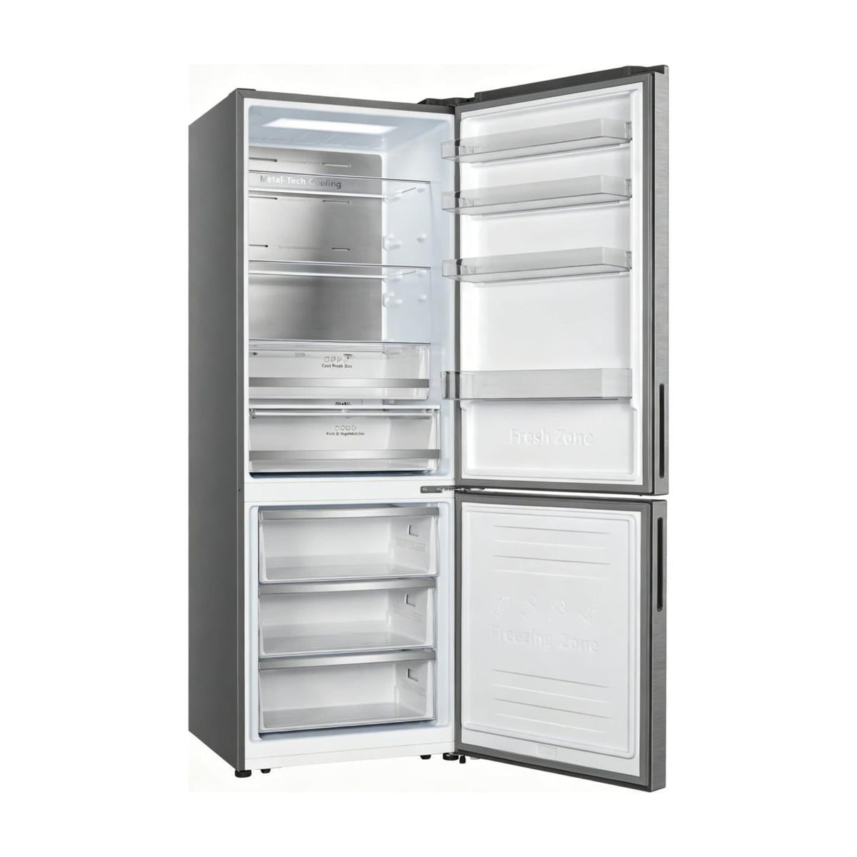 Frigorífico combi Hisense RB645N4BIC, 495 l, Total No Frost