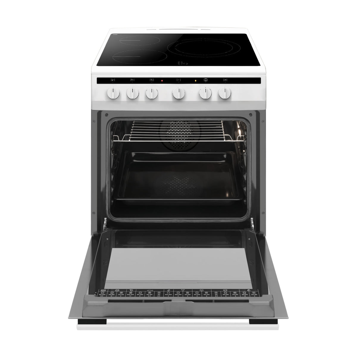 Cocina vitrocerámica Fagor 3CLV-600BB de 3 zonas y horno de 71 l