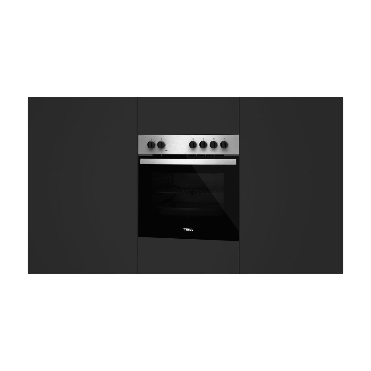 Horno convencional polivalente Teka HBE 435 ME SS, 72 l y 3 funciones