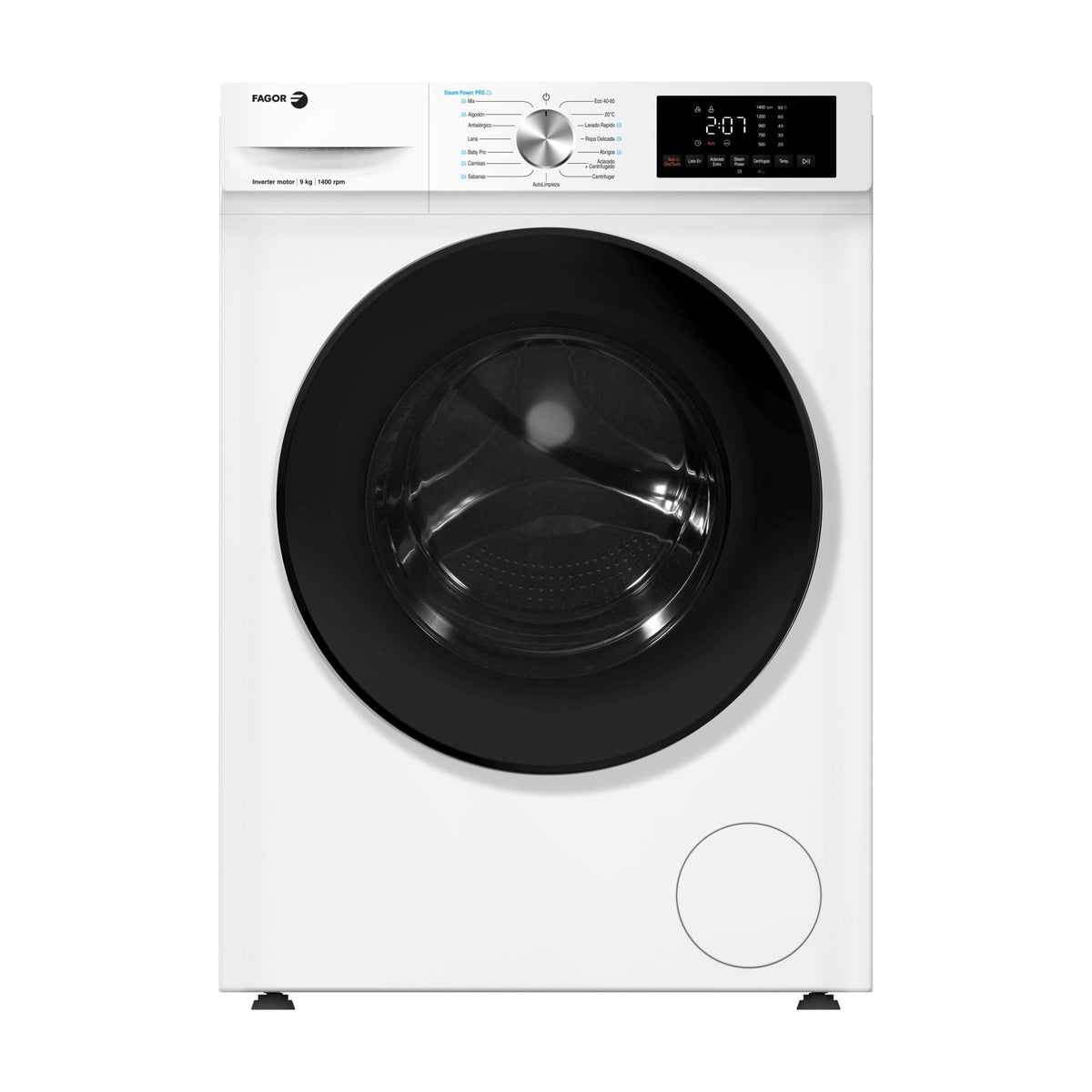 Lavadora de carga frontal Fagor 5FE-9614, 9 kg y 1400 rpm