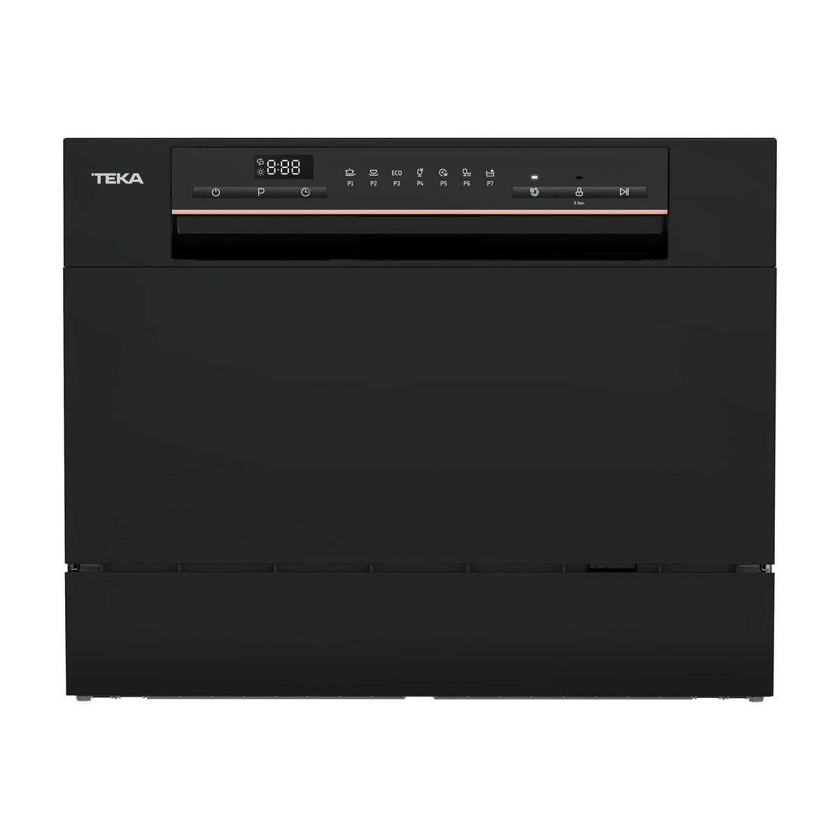Lavavajillas compacto Teka LC 24700 BK de 6 cubiertos y 7 programas