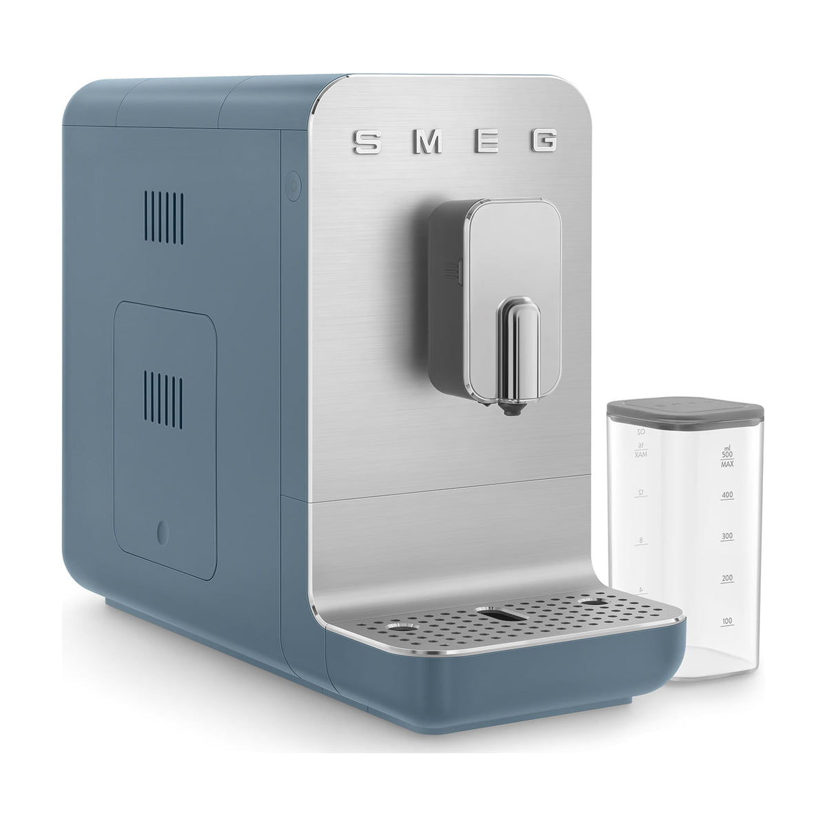 Cafetera superautomática Smeg BCC13SBMEU azul tormenta, 19 bar y sistema de leche